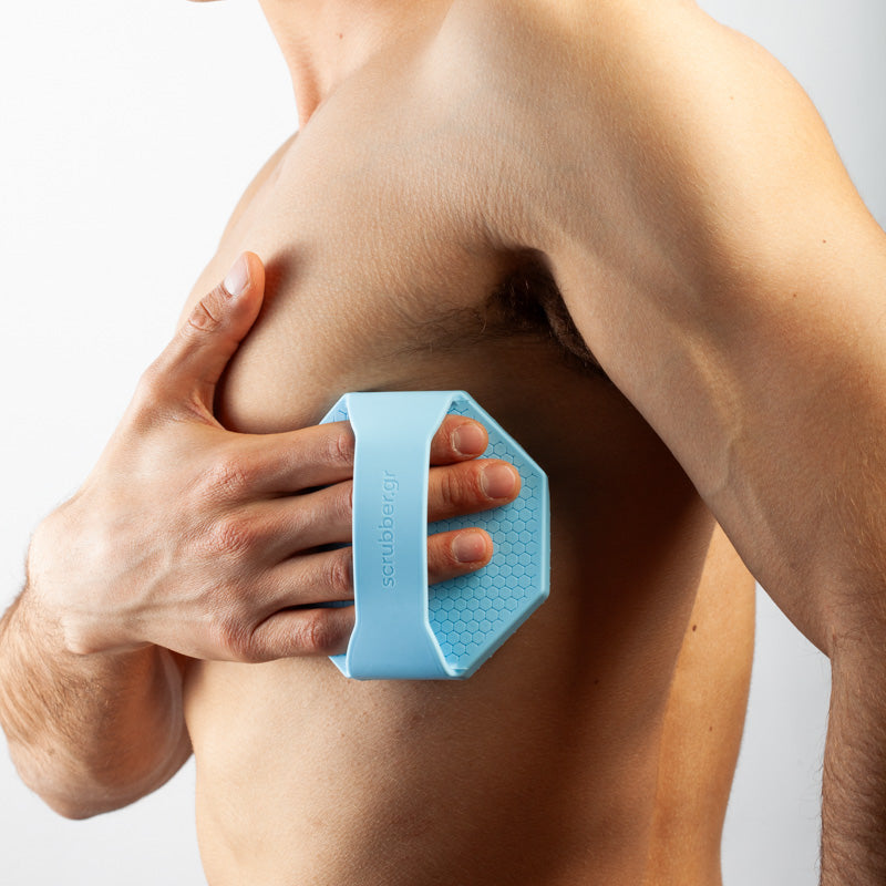Body Scrubber Blue