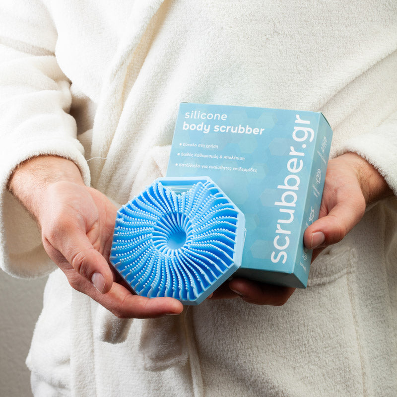 Body Scrubber Blue