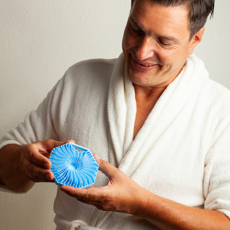 Body Scrubber Blue